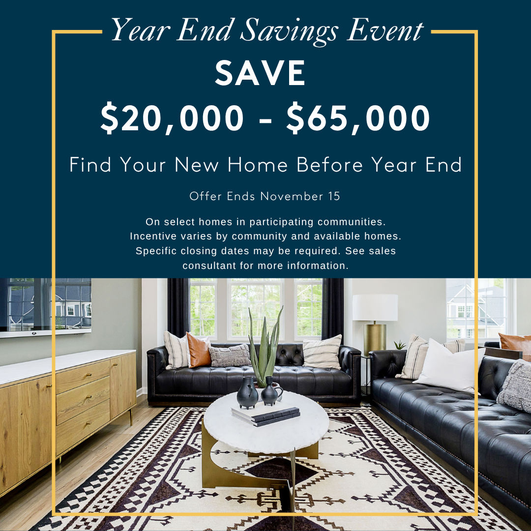 Save $20,000 to $65,000 on Quick Move-In Homes Until November 15, 2026