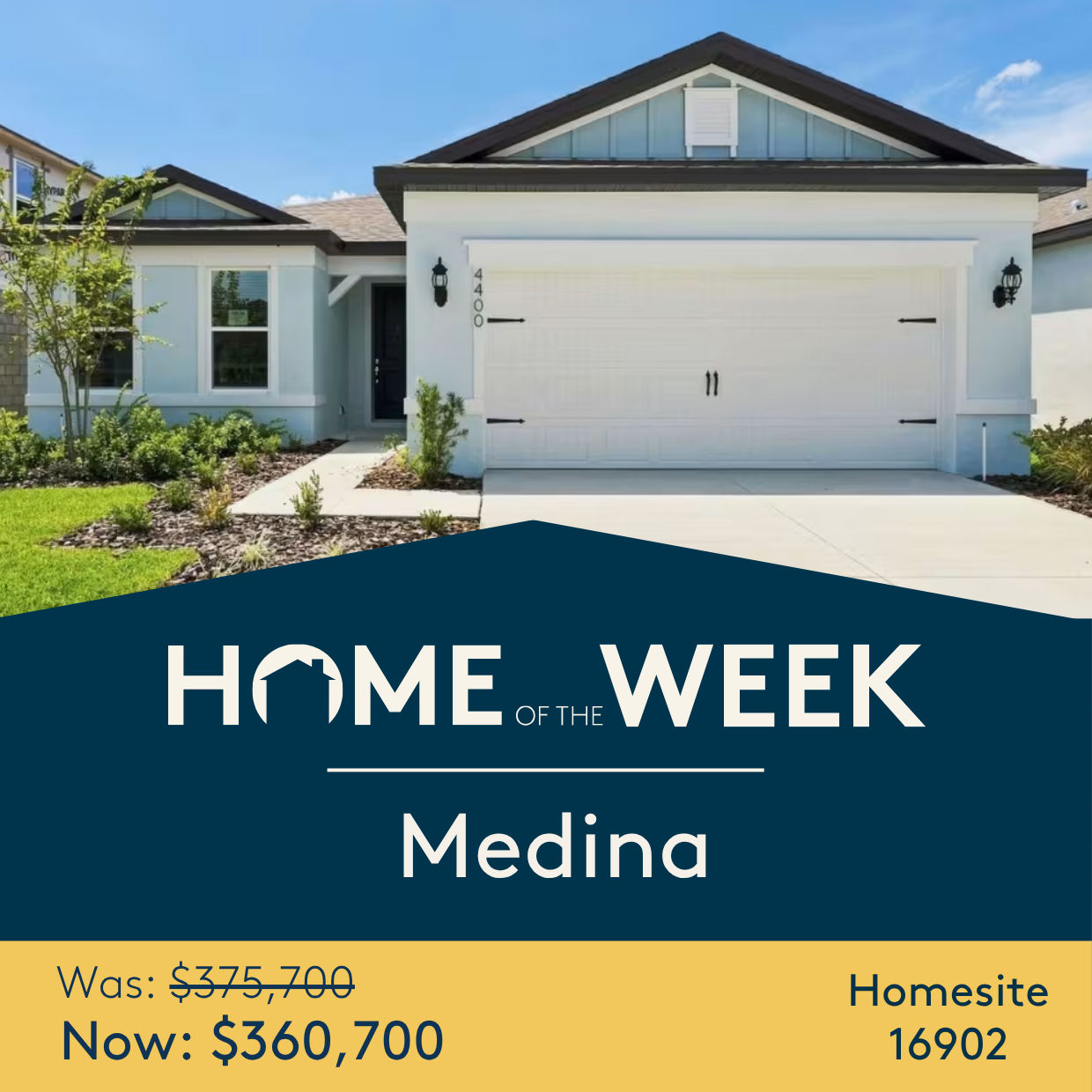 The Medina, Now $360,700