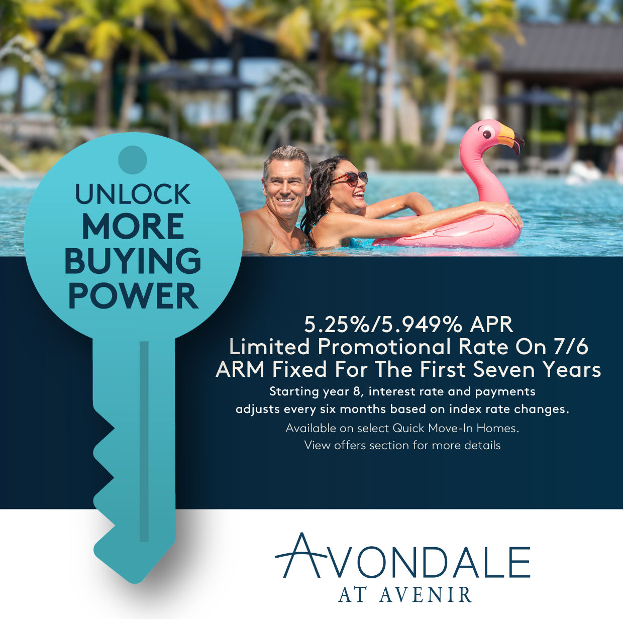 Picture of couple with key overlay, "Unlock More Buying Power". Contact us today!