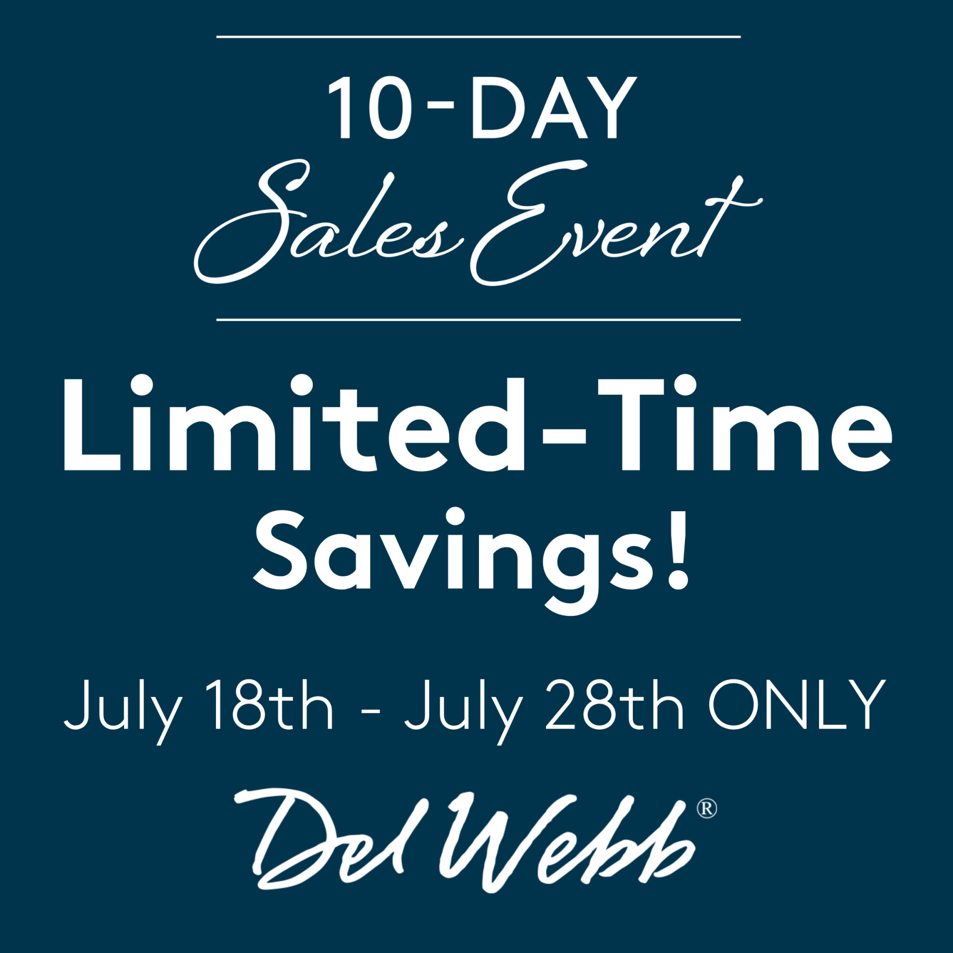 10-Day Sales Event!