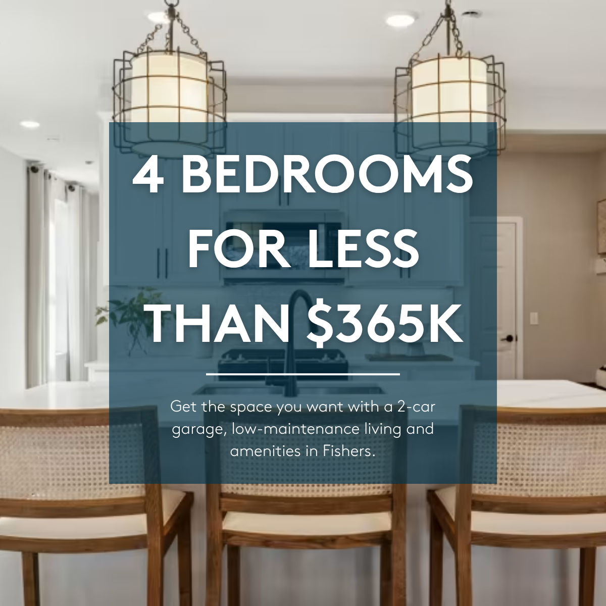 4 Bedrooms Under $365K*