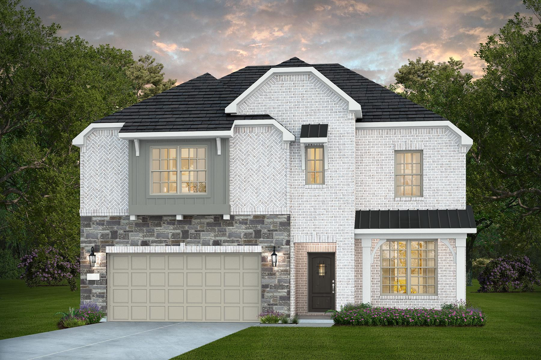 This home — photograph published by the builder