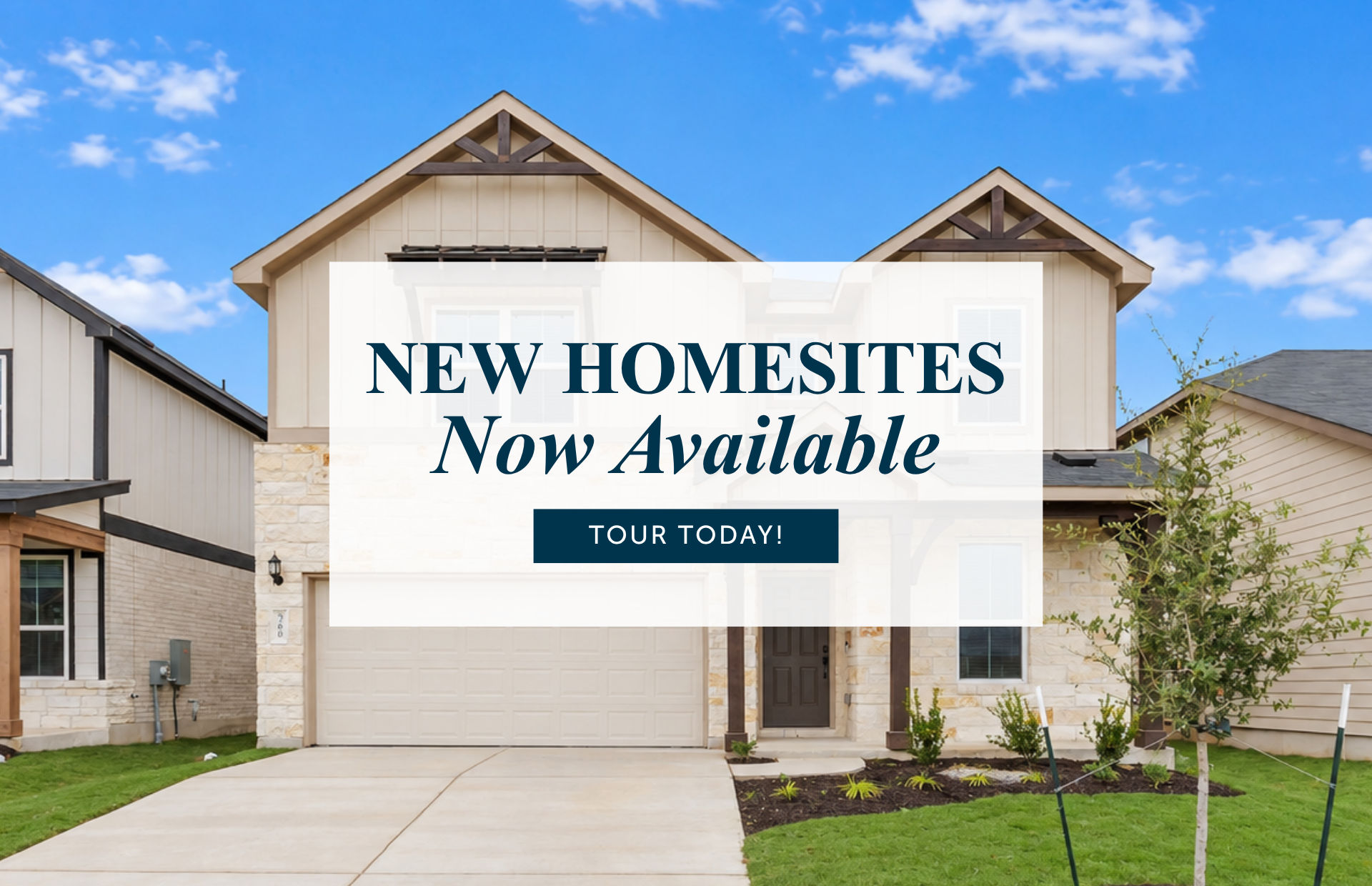 Now Homesites Now Available at Sunfield