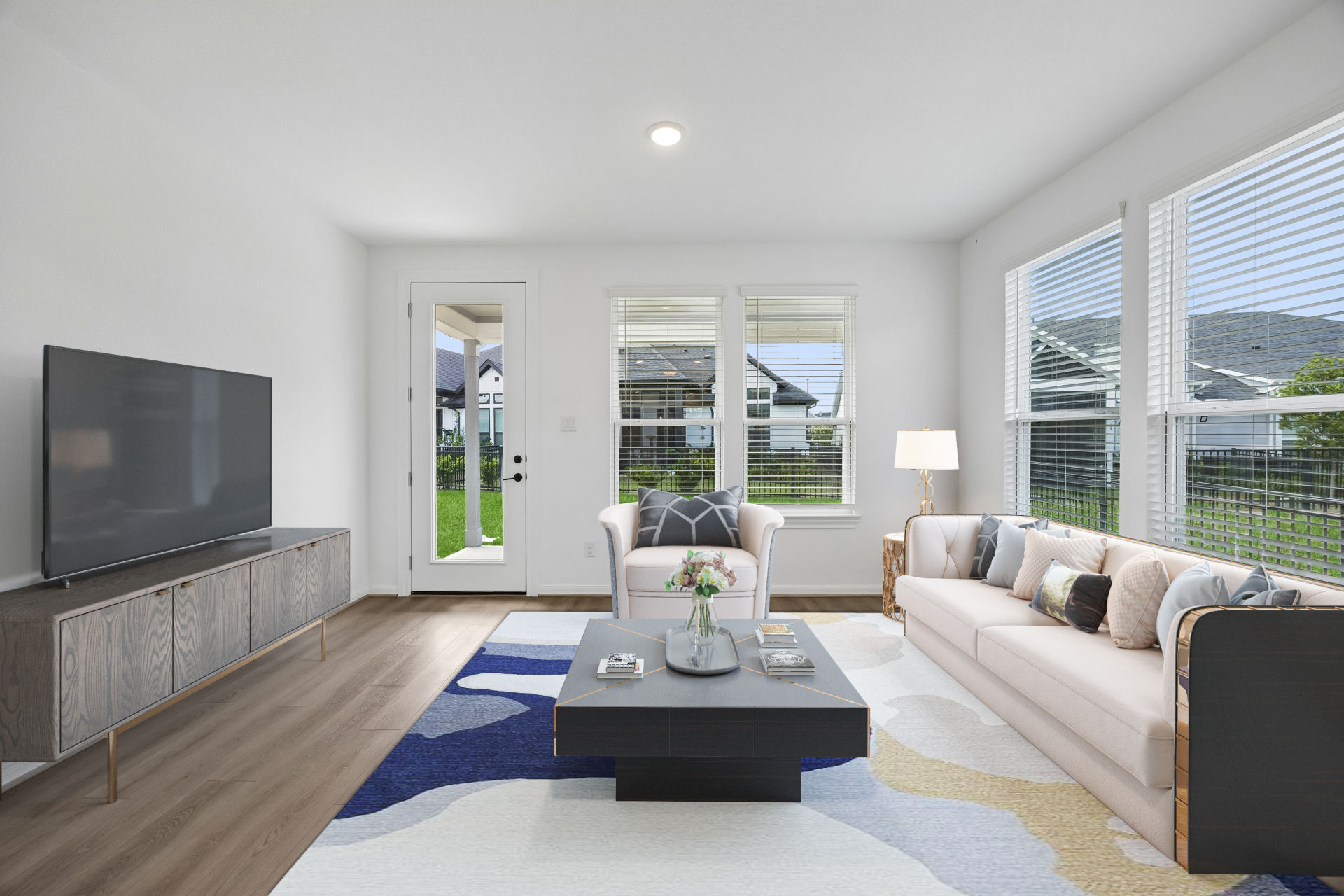 This home — photograph published by the builder